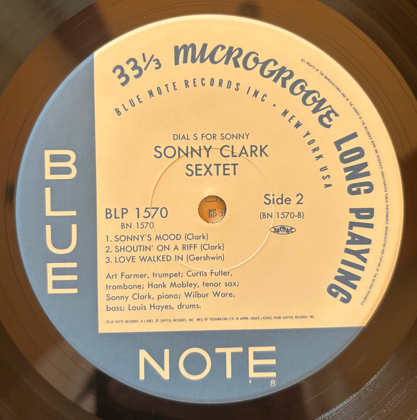 Sonny Clark - Dial "S" For Sonny (1990 Japanese Blue Note Mono LP Limited Edition)