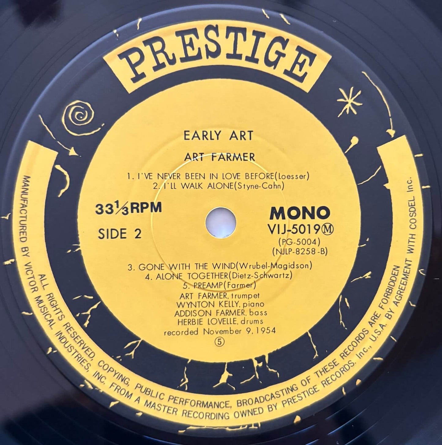 Art Farmer - Early Art (1977 Japanese New Jazz Mono LP)