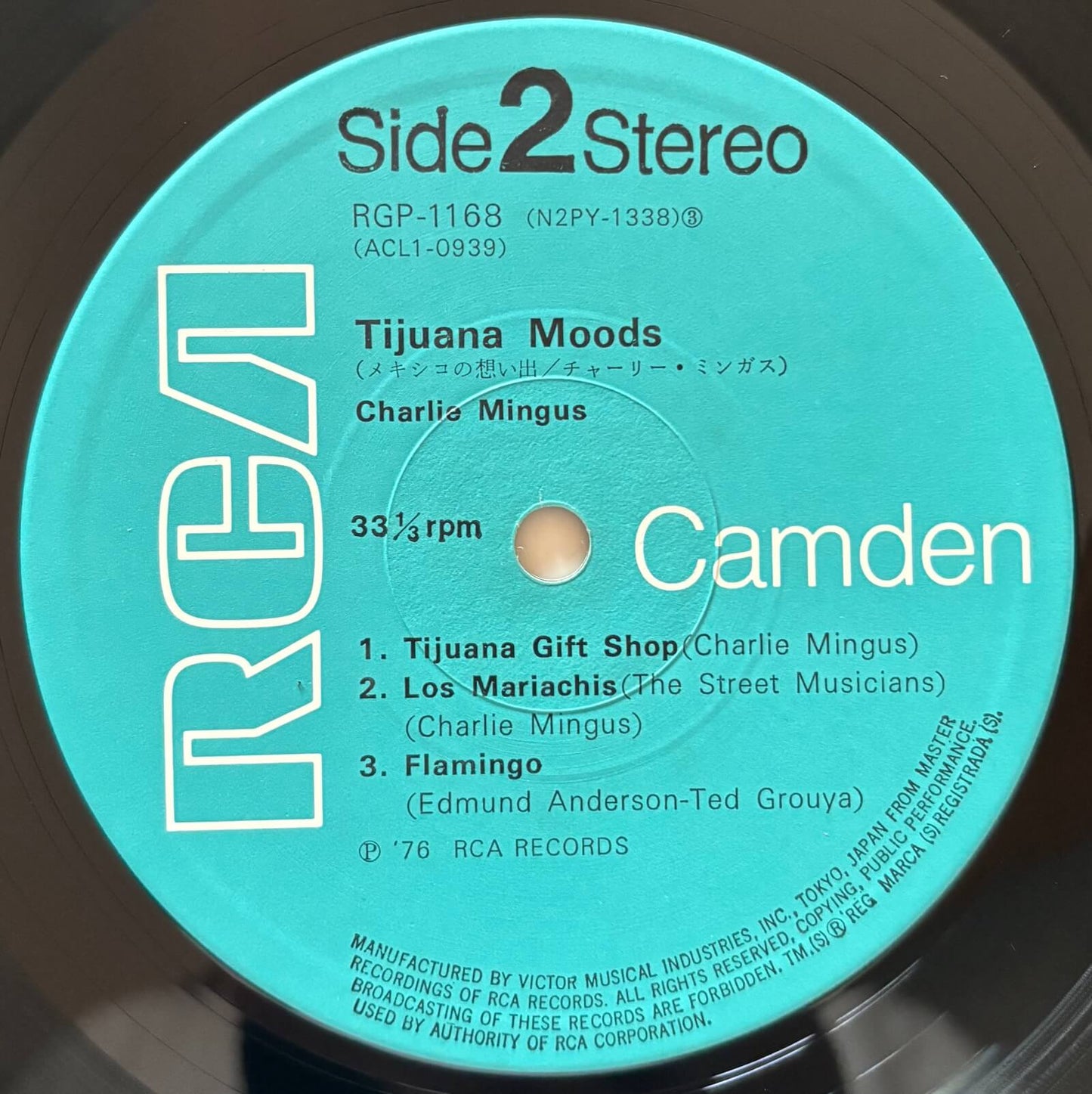 Charles Mingus - Tijuana Moods (1976 Japanese RCA Stereo LP)