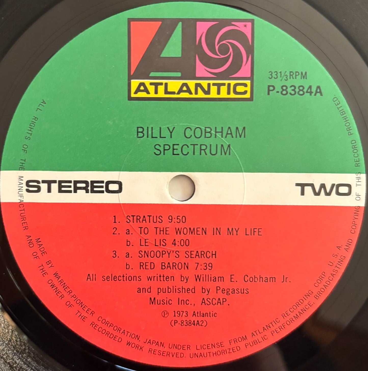 Billy Cobham - Spectrum (1973 Japanese Atlantic Vinyl LP Gatefold)
