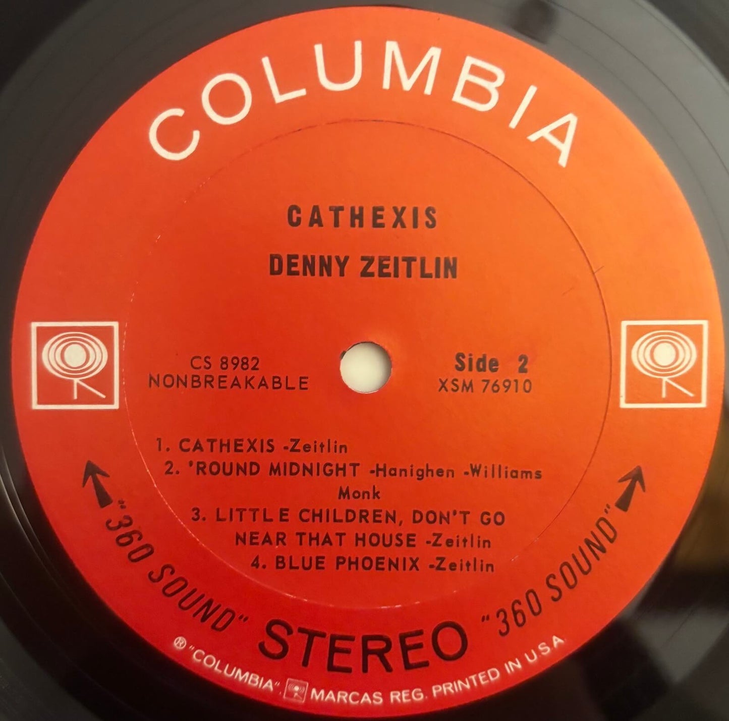 Denny Zeitlin - Cathexis (1964 US Columbia Stereo Vinyl LP)