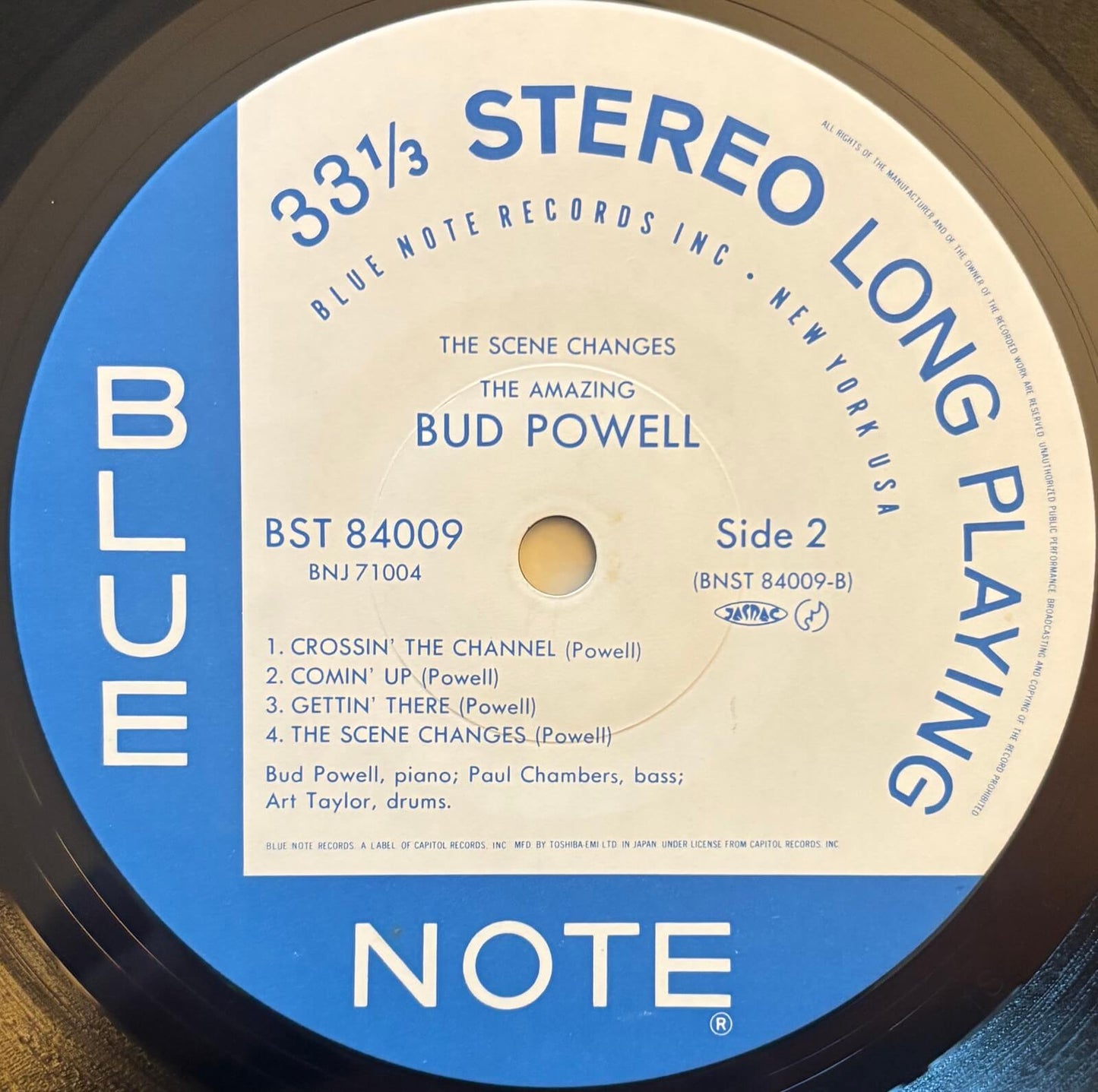 The Amazing Bud Powell - The Scene Changes, Vol. 5 (1983 Japanese Blue Note Stereo Vinyl LP)