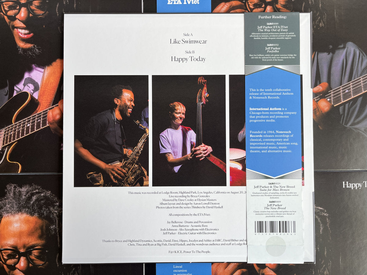 Jeff Parker ETA IVtet - Happy Today (2026 International Anthem Vinyl LP)