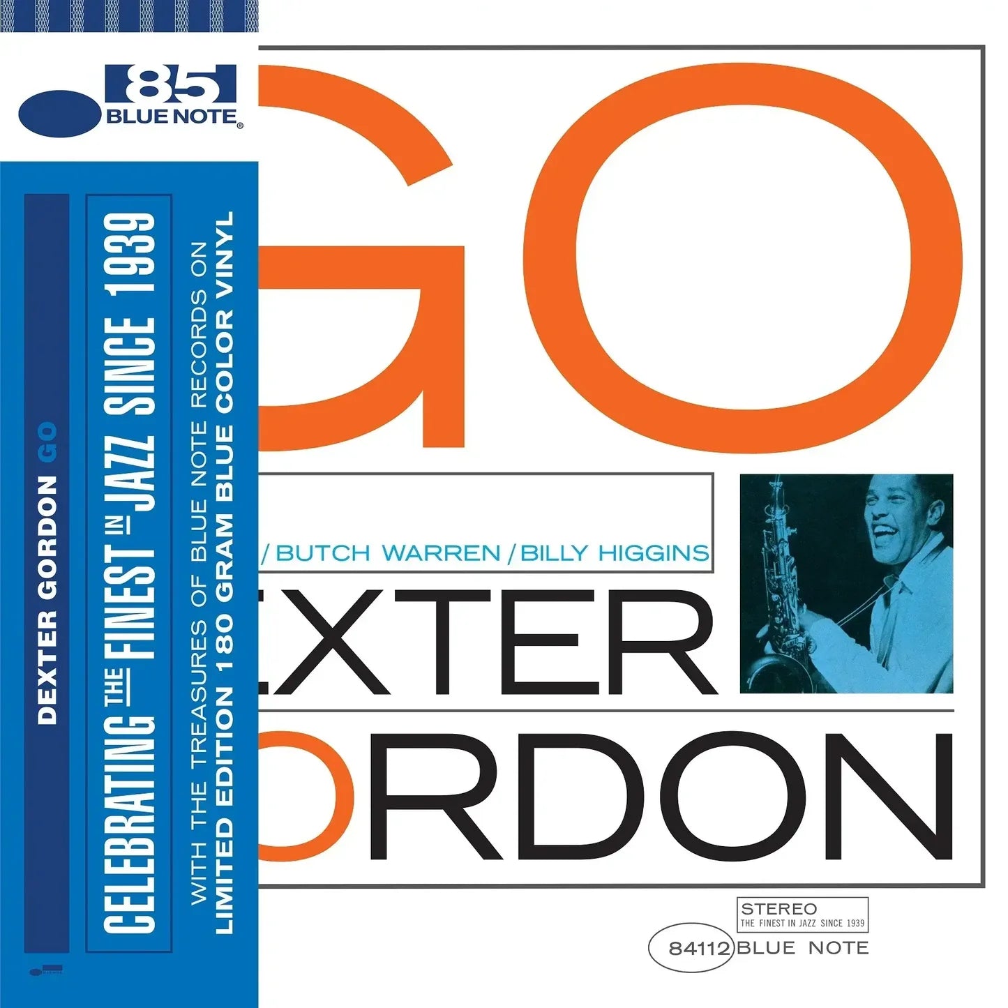 Dexter Gordon - Go! (Blue Note 85 Limited Edition Blue Vinyl LP)