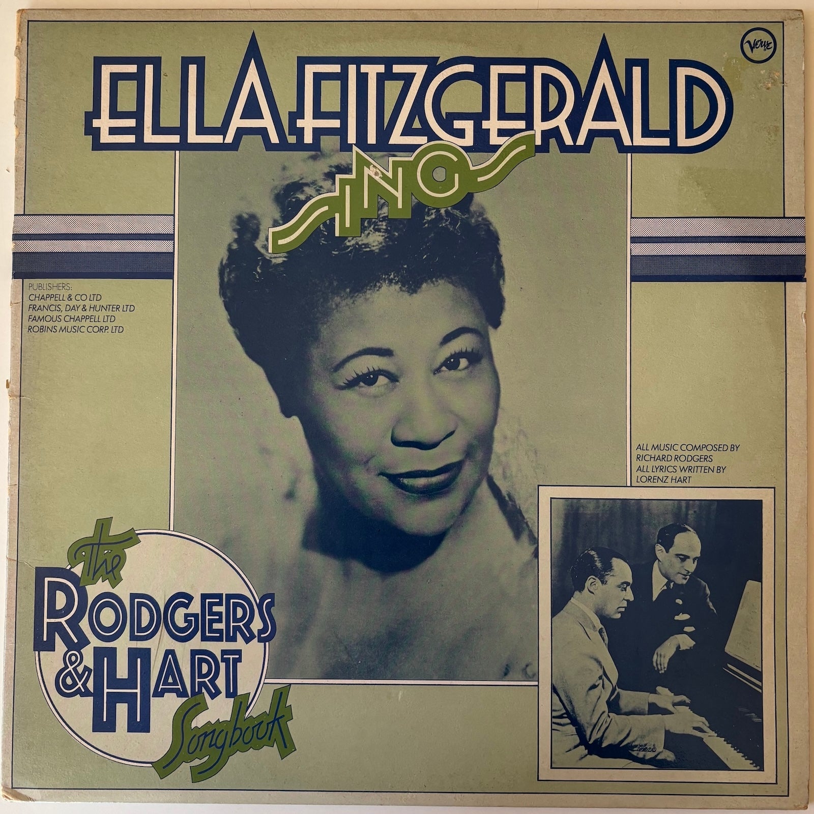 Album cover Ella Fitzgerald Sings Rodgers & Hart vinyl record