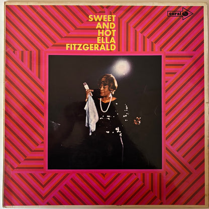 Album cover of Sweet and Hot by Ella Fitzgerald vinyl LP.