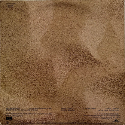 Back cover of Keith Jarrett In The Light vinyl LP