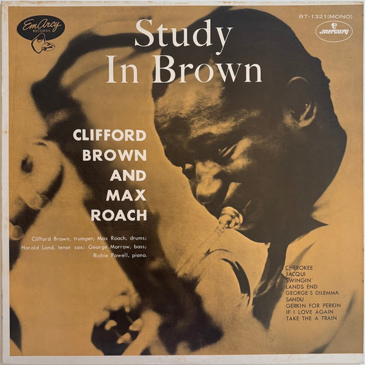 Album cover of 'Study In Brown' by Clifford Brown and Max Roach 