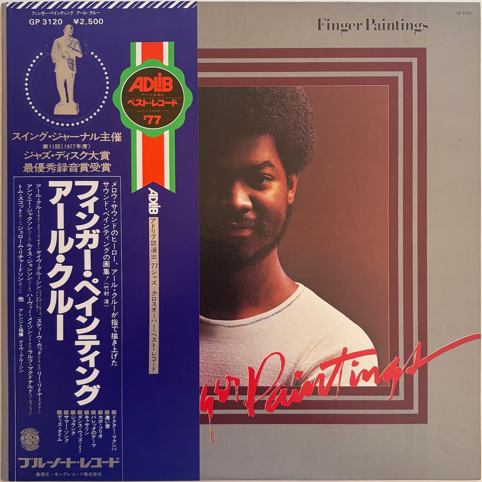 Vinyl record cover of Earl Klugh – Finger Paintings