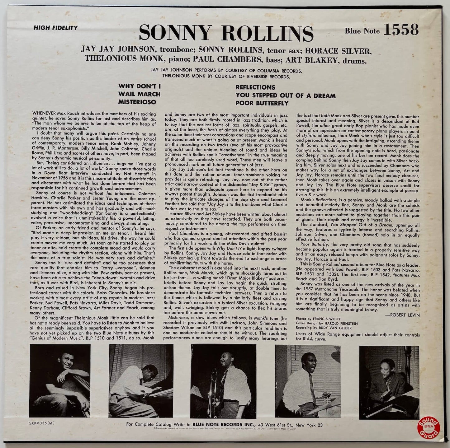 Sonny Rollins - Sonny Rollins Vol. 2 (Japanese Blue Note Reissue Vinyl LP)