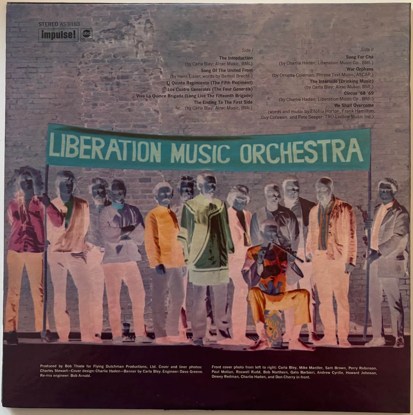 Charlie Haden Liberation Music Orchestra - Liberation Music Orchestra (1970 Japanese Impulse! Gatefold LP)