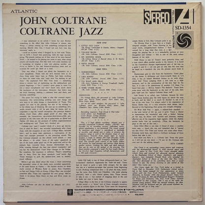 John Coltrane - Coltrane Jazz (1972 Japanese Atlantic Vinyl LP)