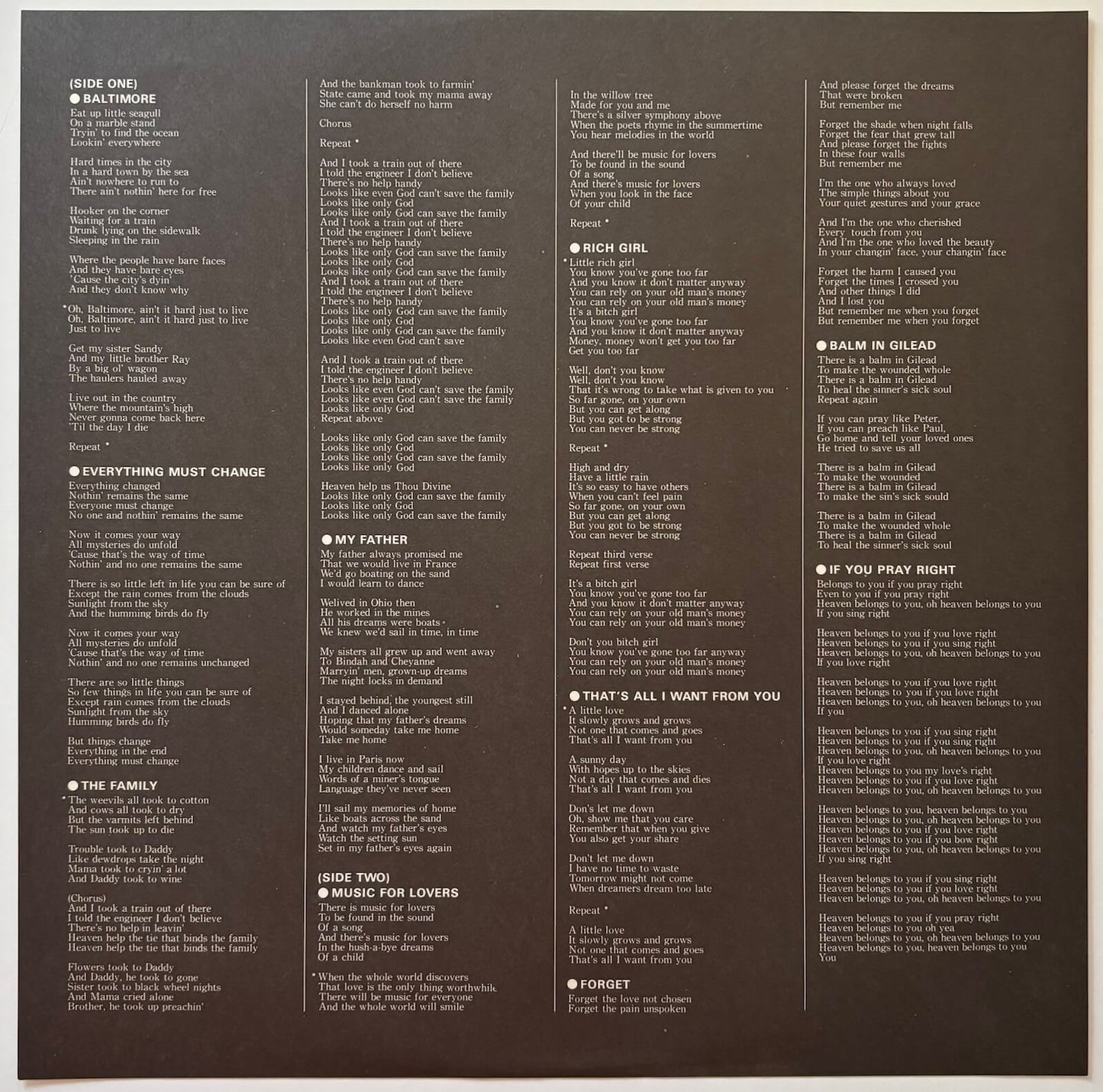 Nina Simone - Baltimore (1978 Japanese CTI Vinyl LP Gatefold)