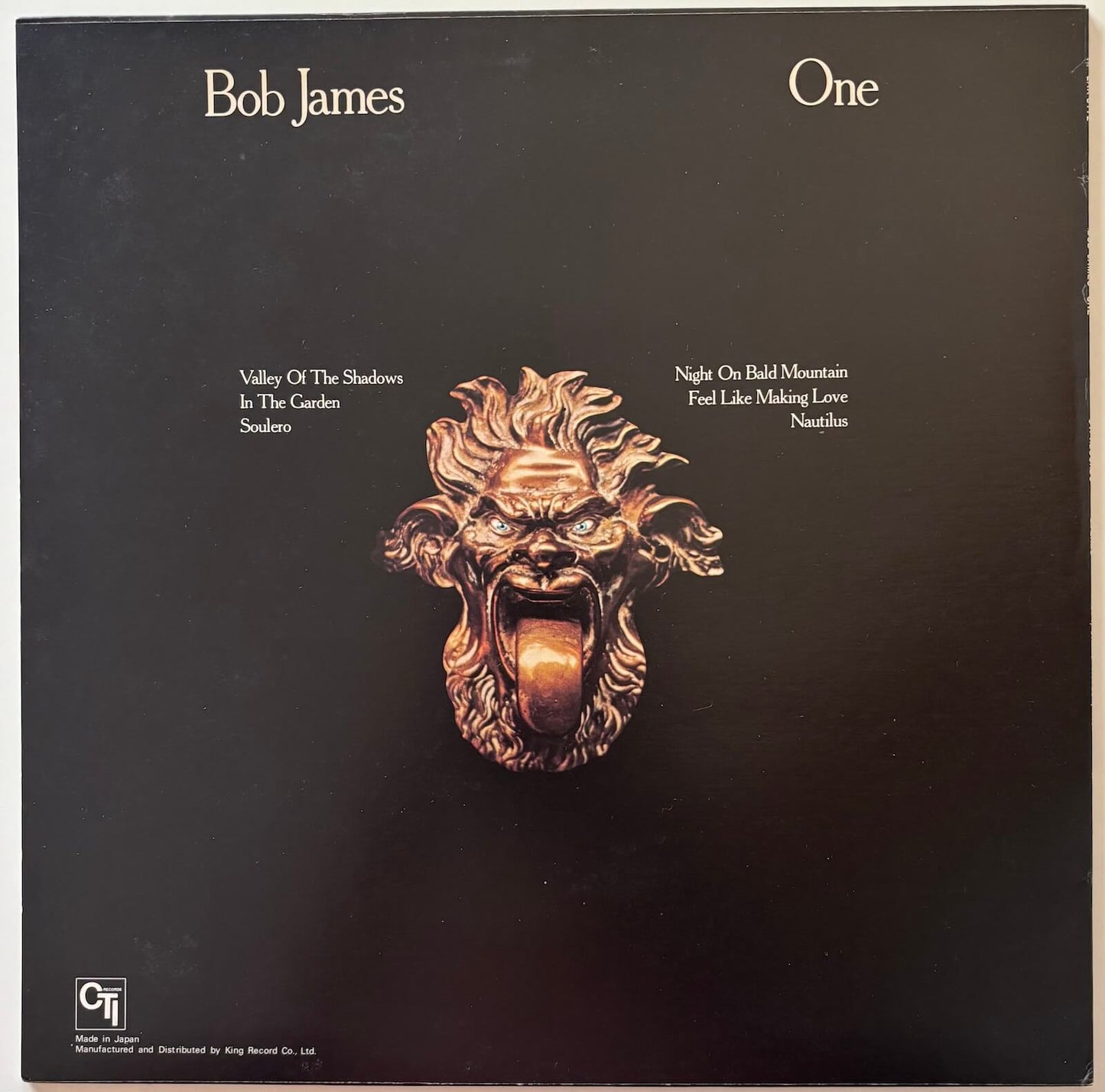 Bob James - One (1978 Japanese CTI Limited Edition Vinyl LP)