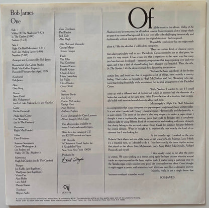 Bob James - One (1978 Japanese CTI Limited Edition Vinyl LP)