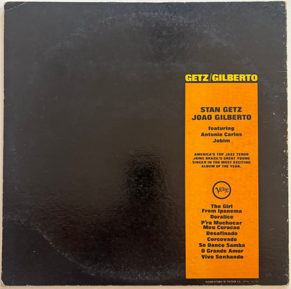 Stan Getz & João Gilberto - Getz/Gilberto (1977 Japanese Verve Gatefold LP)