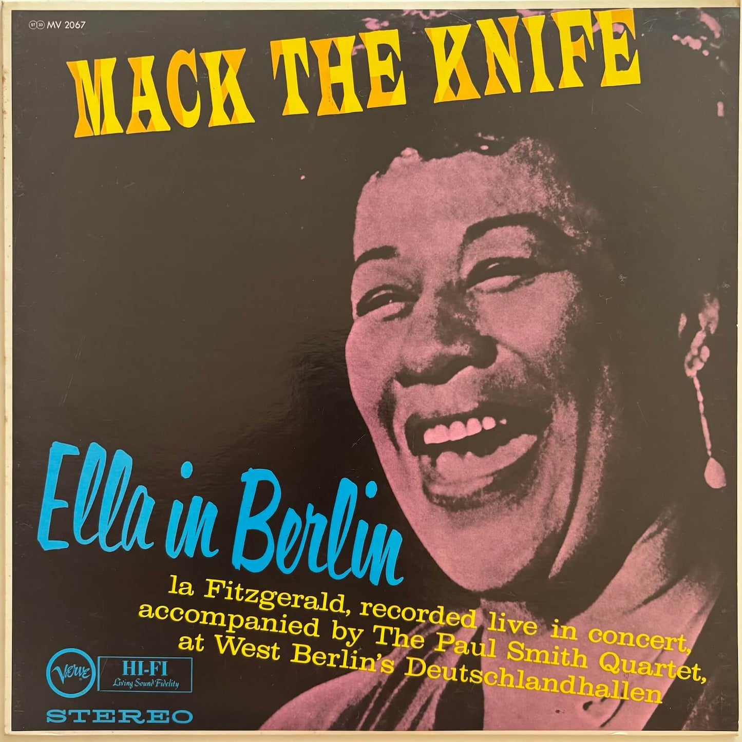 Ella Fitzgerald - Mack The Knife: Ella In Berlin (1973 Japanese Verve LP)