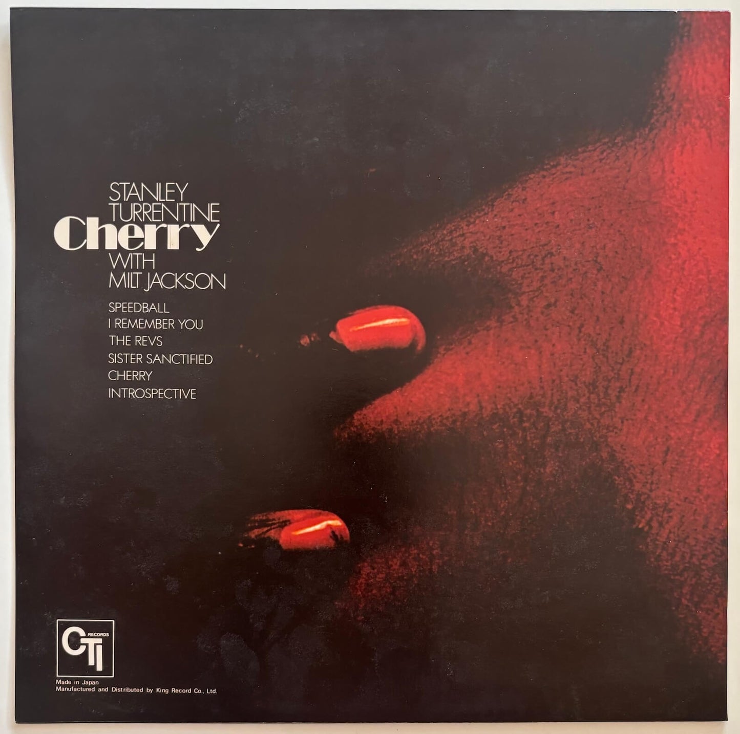 Stanley Turrentine With Milt Jackson - Cherry (1978 Japanese CTI Limited Edition LP)