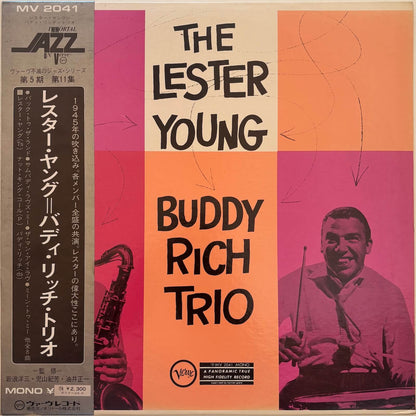 Lester Young Buddy Rich Trio (1973 Japanese Verve Immortal Jazz Mono LP)
