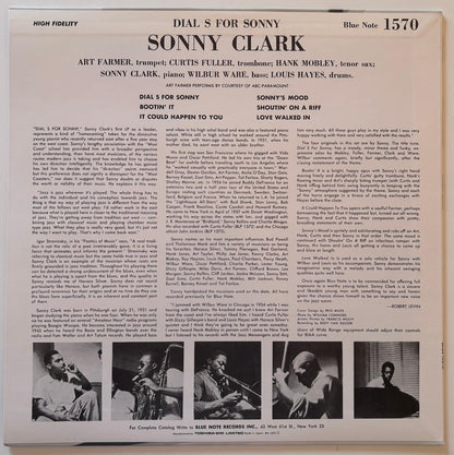 Sonny Clark - Dial "S" For Sonny (1990 Japanese Blue Note Mono LP Limited Edition)