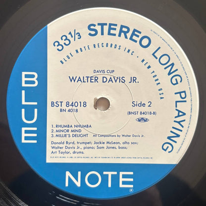 Walter Davis Jr. - Davis Cup (1989 Japanese Blue Note Stereo LP Limited Edition)