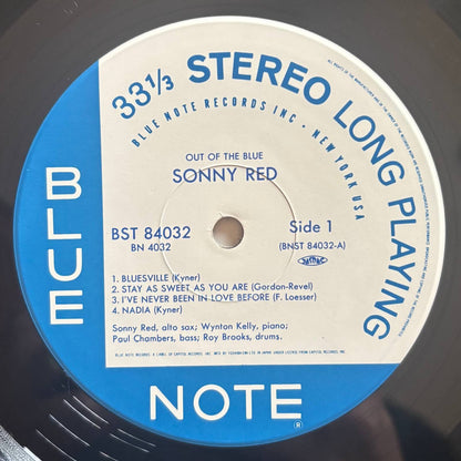 Sonny Red - Out Of The Blue (1989 Japanese Blue Note Stereo LP Limited Edition)