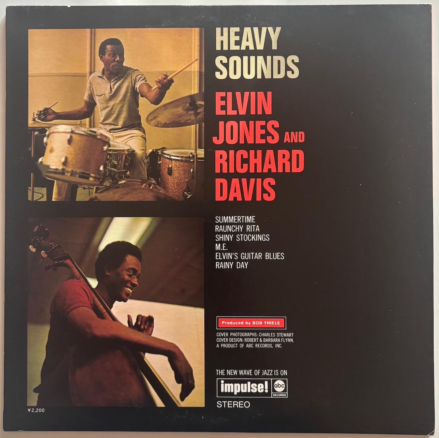 Elvin Jones And Richard Davis - Heavy Sounds (1976 Japanese Impulse! Gatefold LP)