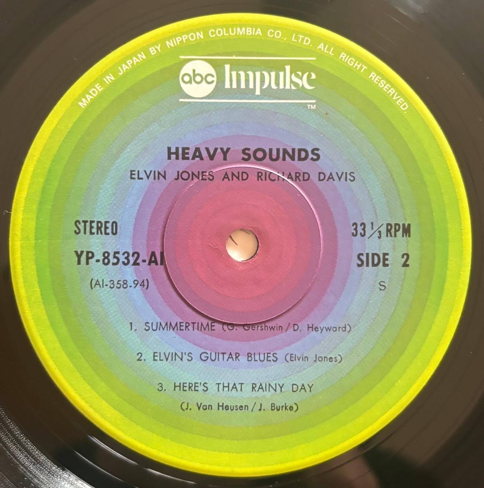 Elvin Jones And Richard Davis - Heavy Sounds 1976 Japanese Impulse