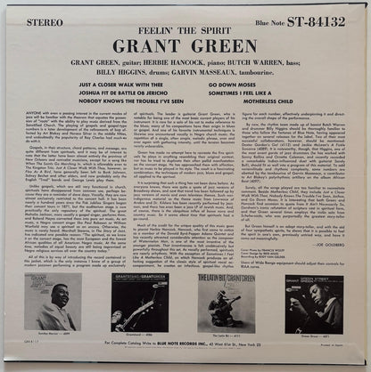 Grant Green - Feelin' The Spirit (1979 Japanese Blue Note Masterpiece Selection LP)