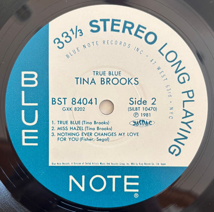 Tina Brooks - True Blue (1981 Japanese Blue Note First Stereo Pressing LP)