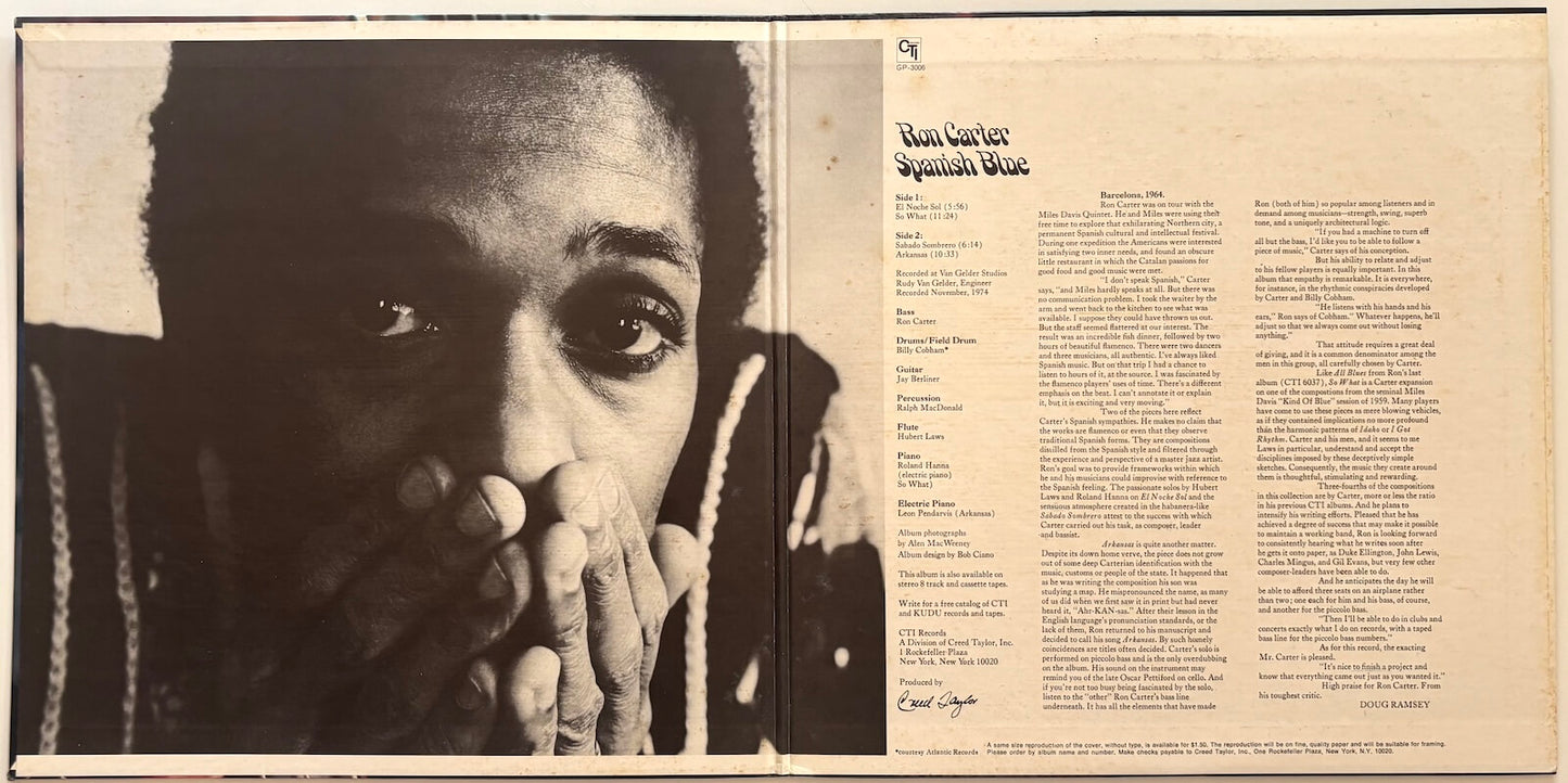Ron Carter - Spanish Blue (1975 Japanese CTI Gatefold LP)