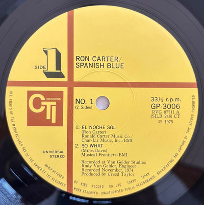 Ron Carter - Spanish Blue (1975 Japanese CTI Gatefold LP)