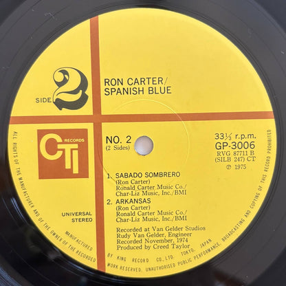 Ron Carter - Spanish Blue (1975 Japanese CTI Gatefold LP)