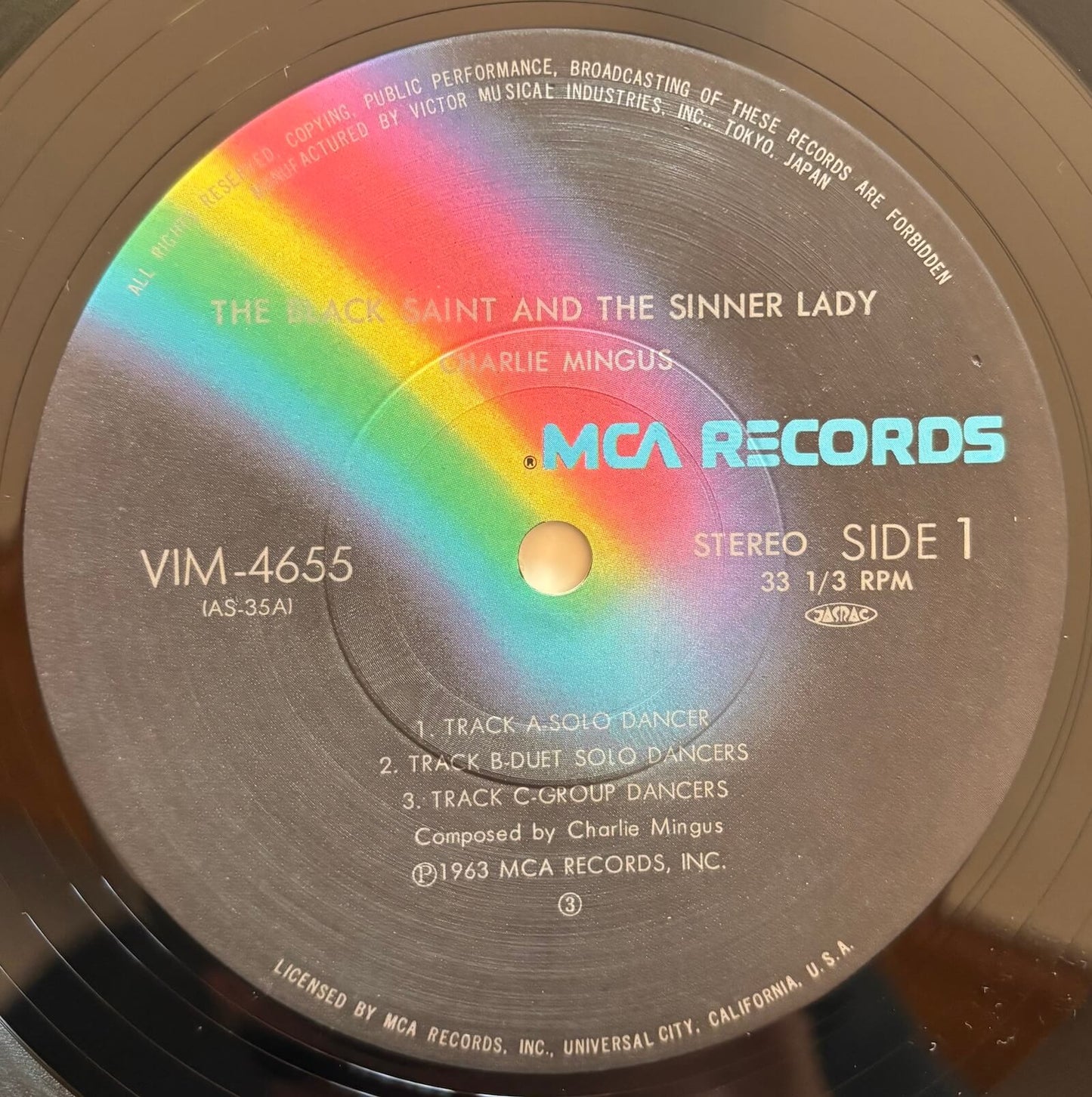 Charles Mingus - The Black Saint and the Sinner Lady (1982 Japanese Impulse Masterpiece Series LP)