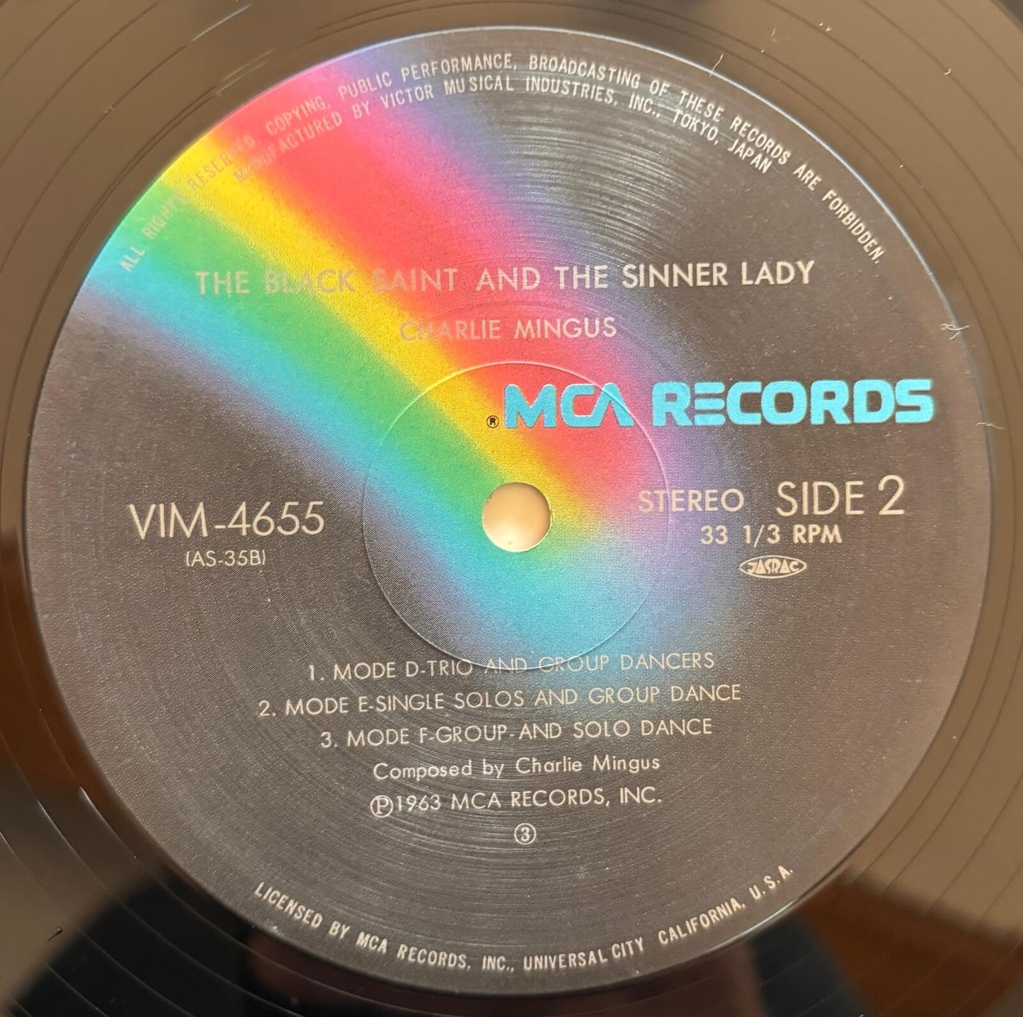 Charles Mingus - The Black Saint and the Sinner Lady (1982 Japanese Impulse Masterpiece Series LP)