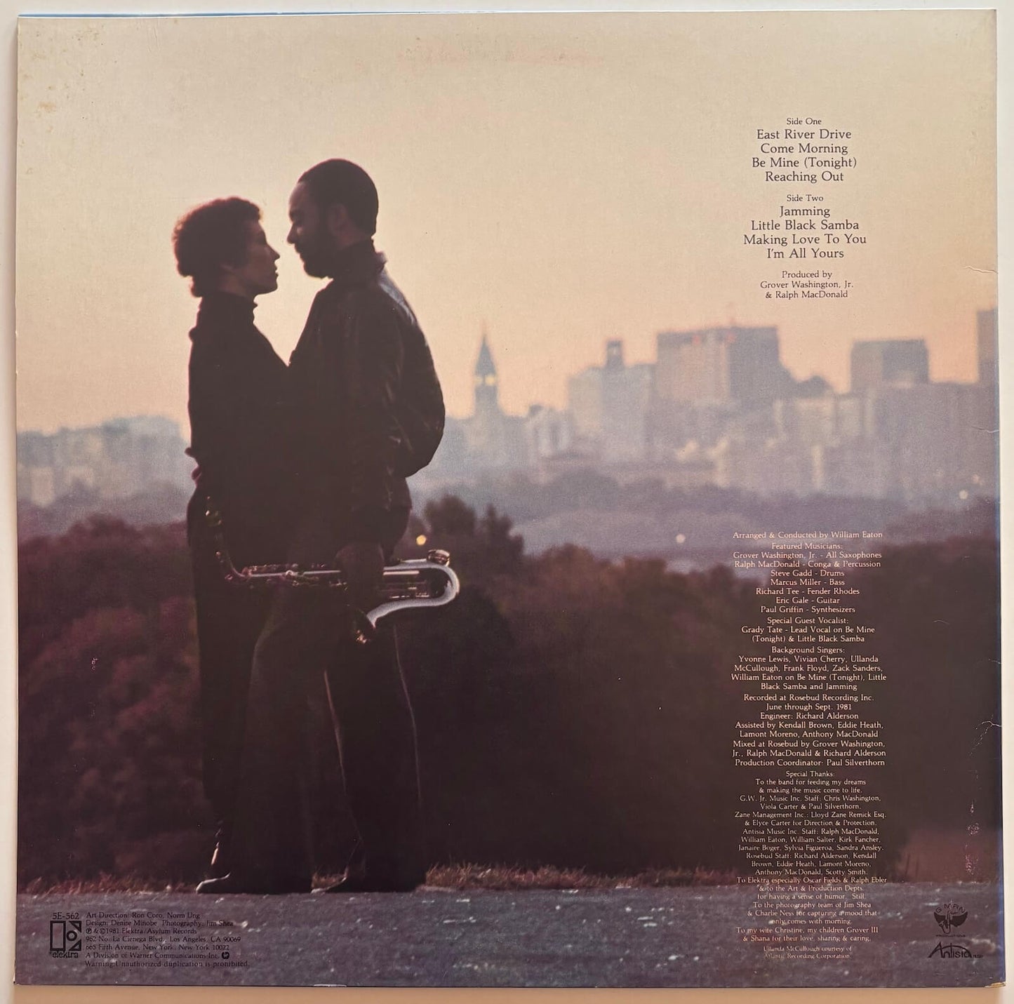 Grover Washington Jr. - Come Morning (1981 Japanese Elektra LP)