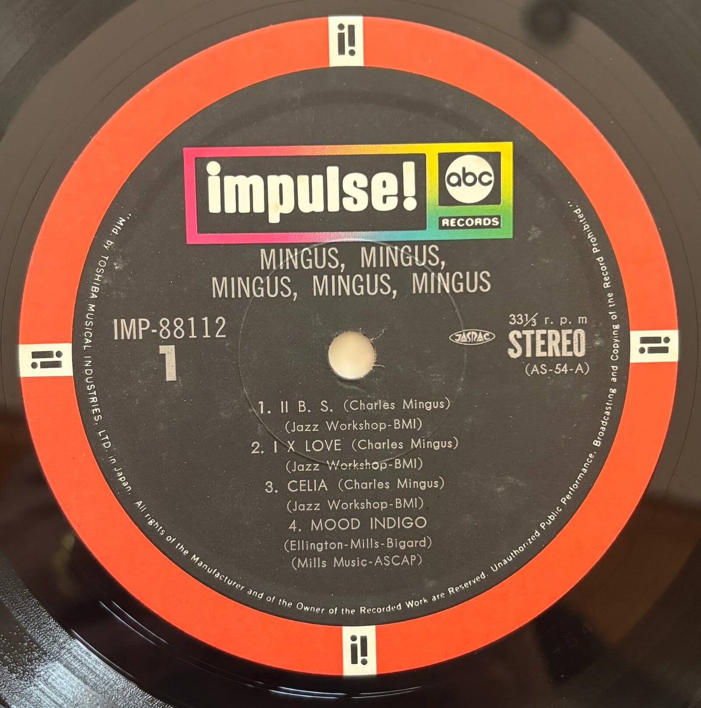 Charles Mingus - Mingus Mingus Mingus Mingus Mingus (1973 Japanese Impulse! Gatefold LP)