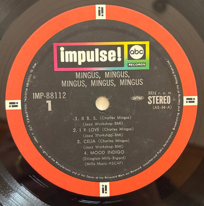 Charles Mingus - Mingus Mingus Mingus Mingus Mingus (1973 Japanese Impulse! Gatefold LP)