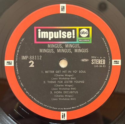 Charles Mingus - Mingus Mingus Mingus Mingus Mingus (1973 Japanese Impulse! Gatefold LP)