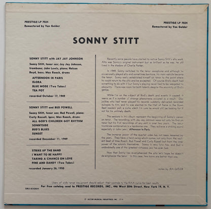Sonny Stitt / Bud Powell / J.J. Johnson (1976 Japanese Prestige Jazz Masterpiece Series LP)