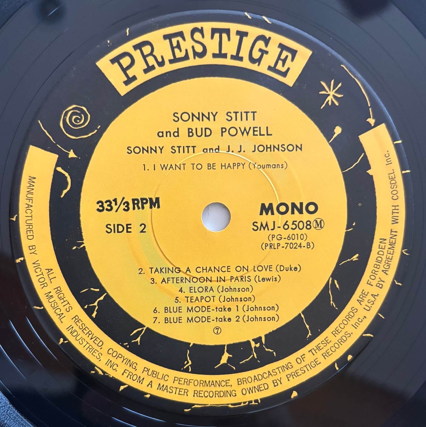 Sonny Stitt / Bud Powell / J.J. Johnson (1976 Japanese Prestige Jazz Masterpiece Series LP)