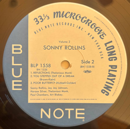 Sonny Rollins - Volume 2 (1990 Japanese Blue Note LP Last Reissue Mono LP)