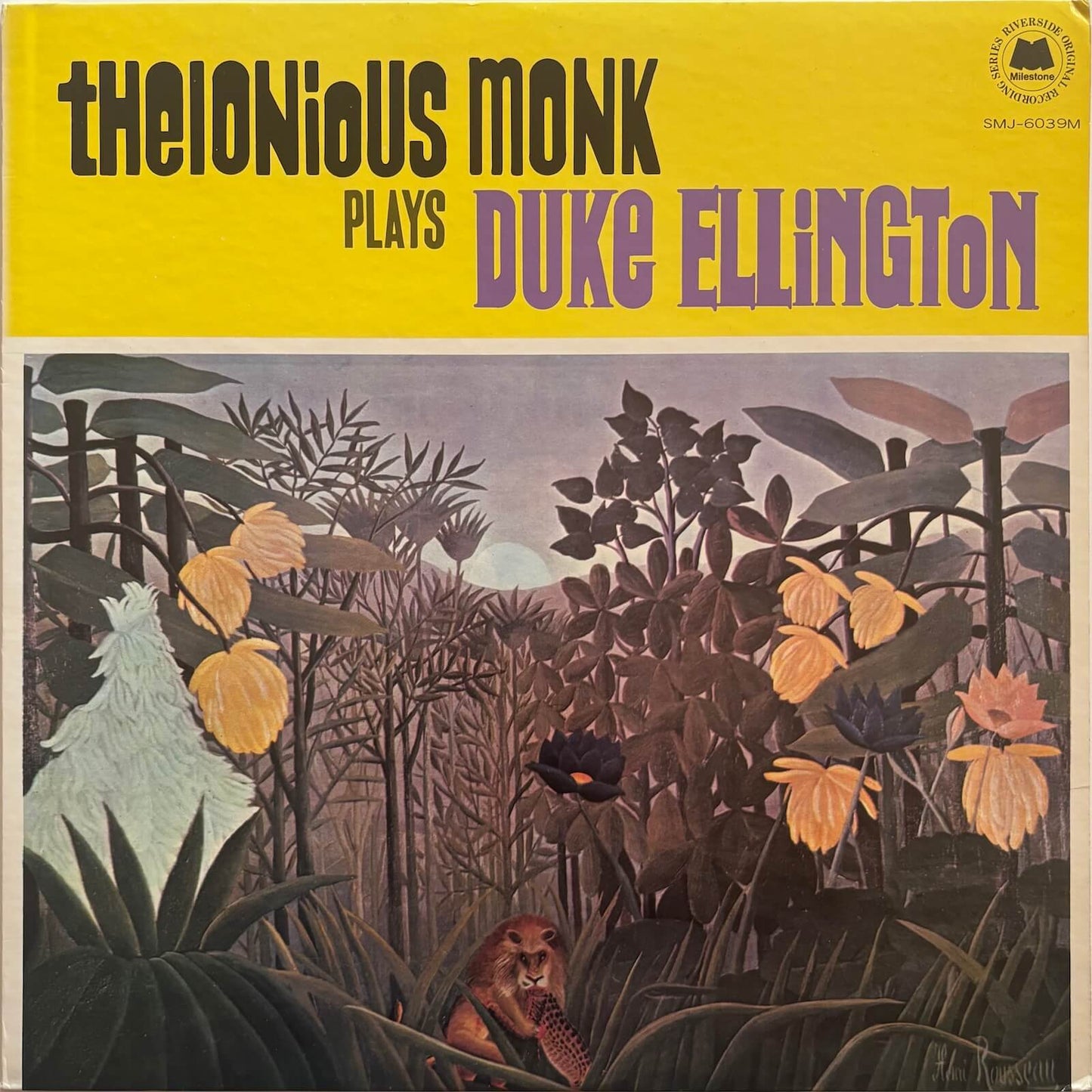 Thelonious Monk - Plays Duke Ellington (1974 Japanese Milestone Mono LP)
