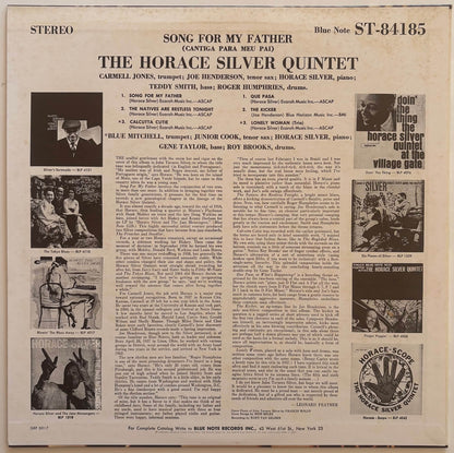 The Horace Silver Quintet - Song For My Father (1977 Japanese Blue Note Vinyl LP)