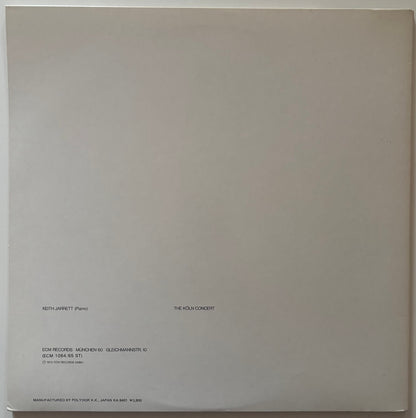 Keith Jarrett - The Köln Concert (1983 Japanese ECM 2LP Gatefold)