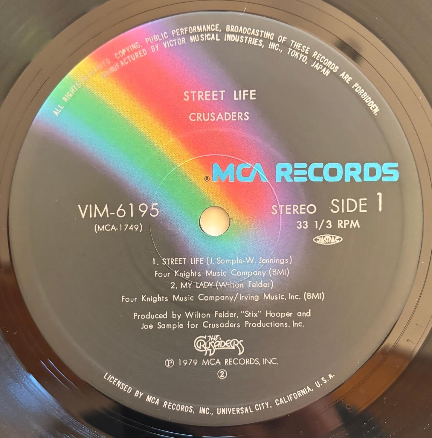 The Crusaders - Street Life (1979 Japanese MCA Vinyl LP)