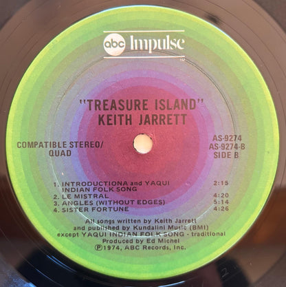 Keith Jarrett - Treasure Island (1974 Original US ABC Impulse! Quadraphonic LP, AS-9274, Gatefold)