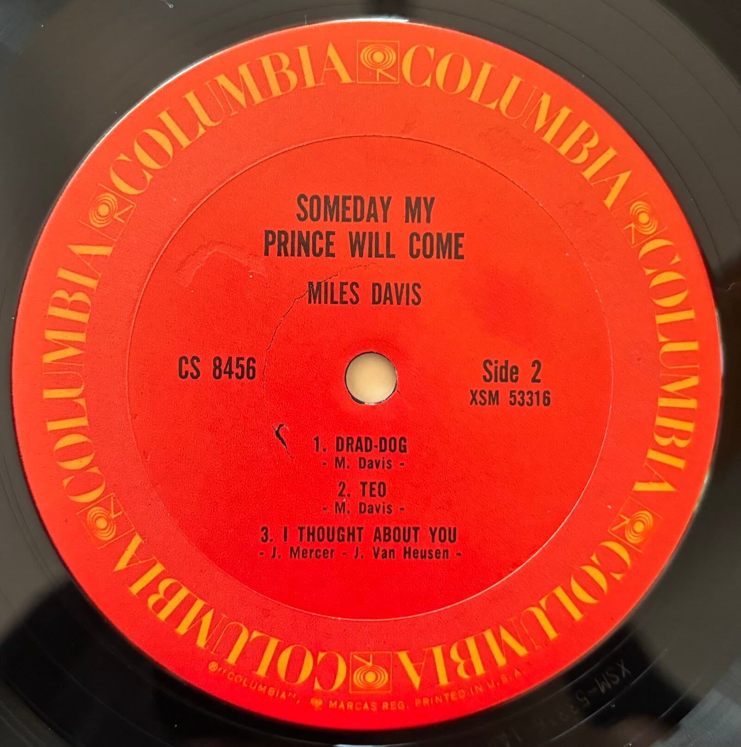 Miles Davis Sextet - Someday My Prince Will Come (1974 US Columbia LP, Stereo Reissue)