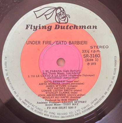 Gato Barbieri - Under Fire (1973 Japanese Flying Dutchman LP Gatefold)