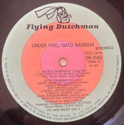 Gato Barbieri - Under Fire (1973 Japanese Flying Dutchman LP Gatefold)